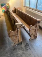 2 antieke kerkbanken, Ophalen