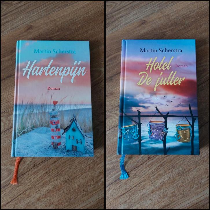 Romans van Martin Scherstra • o.a. Hotel De Jutter, Boeken, Romans, Zo goed als nieuw, Ophalen of Verzenden