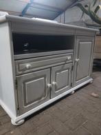Te koop vintage tv kastje, Gebruikt, 100 tot 150 cm, Met deur(en), Eikenhout