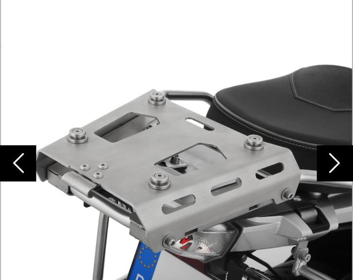 Wunderlich Extreme Topkoffer Bevestigingsplaat, Motoren, Onderdelen | BMW, Gebruikt, Ophalen of Verzenden