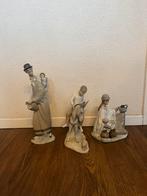 3x Lladro beeld - Peruaans meisje met baby - ezel - bolivia, Ophalen of Verzenden, Gebruikt, Mens