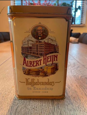 Vintage Albert Heijn Koffieblik – Koffiebranders te Zaandam beschikbaar voor biedingen