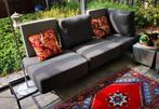 Luxe Loungeset met 5 Antraciete Kussens Tuin Balkon Serre, Tuin en Terras, Tuinsets en Loungesets, Ophalen, Zo goed als nieuw