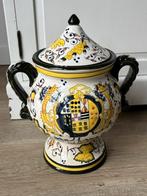 Prachtige Italiaanse pot Faience / Majolica stijl, Antiek en Kunst, Ophalen of Verzenden