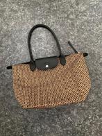 Longchamp le pliage shopper microknit speciale editie maat M, Sieraden, Tassen en Uiterlijk, Tassen | Damestassen, Verzenden, Zo goed als nieuw