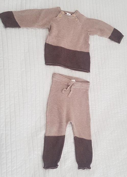 Baby kleding setje broek trui bruin beige maat 74 broekje, Kinderen en Baby's, Babykleding | Maat 74, Zo goed als nieuw, Jongetje of Meisje