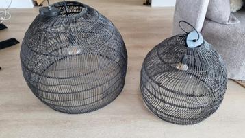 HK Living rotan lamp L en M beschikbaar voor biedingen