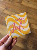 Leukste Juf Tegeltje - Kleurrijk Cadeau!, Ophalen of Verzenden