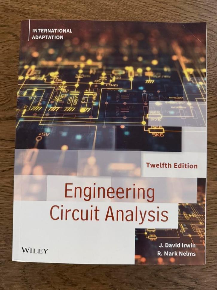 Engineering Circuit Analysis (12th Edition), Boeken, Techniek, Zo goed als nieuw, Werktuigbouwkunde, Ophalen of Verzenden
