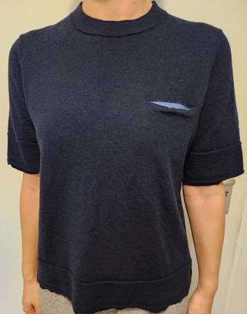 breien T-shirt, kleur donker blauw, maat L, merk cos beschikbaar voor biedingen
