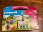 Playmobil Princess Unicorn Draagkoffer Set, Kinderen en Baby's, Speelgoed | Playmobil, Ophalen, Zo goed als nieuw, Complete set