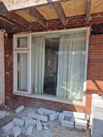 Kozijn met glas, Doe-het-zelf en Verbouw, Kozijnen en Schuifpuien, Ophalen, Gebruikt, Hout