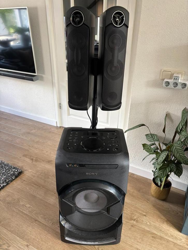 Sony MHC-GT4D Party Speaker – 1600 W Power!, Audio, Tv en Foto, Luidsprekers, Gebruikt, Complete surroundset, 120 watt of meer