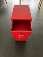 Rood stalen laden blok (ikea), Huis en Inrichting, Kasten | Ladekasten, Ophalen, Minder dan 50 cm, 5 laden of meer, Zo goed als nieuw