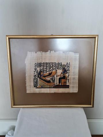 Schilderij Egyptenaren papyrus