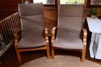 2 stoelen IKEA, Huis en Inrichting, Stoelen, Ophalen, Hout, Twee, Bruin