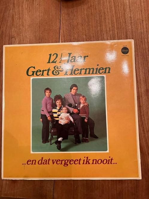 Elpee 12,5 jaar Gert & Hermien, Cd's en Dvd's, Vinyl | Nederlandstalig, Zo goed als nieuw, Levenslied of Smartlap, 12 inch, Ophalen of Verzenden