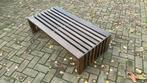 Essenhouten latenbank van walter antonis voor t Spectrum, Huis en Inrichting, Ophalen, Gebruikt, Bruin, Modernistich, minimalistich en mid-century