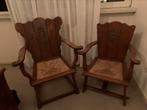 Twee mooie eiken kasteelstoelen, Antiek en Kunst, Antiek | Meubels | Stoelen en Banken, Ophalen