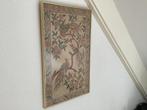 Batik doek schilderij textielkunst, Antiek en Kunst, Ophalen