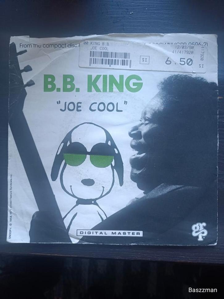 B.B. King - Joe Cool (1989) Vinyl Single, Cd's en Dvd's, Vinyl Singles, Gebruikt, Single, 7 inch, Ophalen of Verzenden