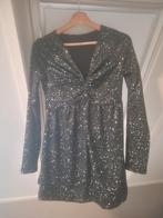 NIEUW: Leuk truitje/tuniek, zwart met glitter ,maat S, Ophalen of Verzenden, Nieuw, Zwart, Boven de knie
