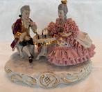 Dresden stijl porselijnen figuur/beeldje Vintage, Antiek en Kunst, Ophalen of Verzenden