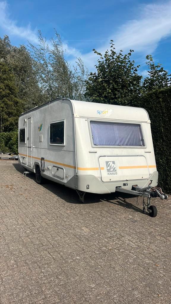 Caravan Knaus Sport, Caravans en Kamperen, Caravans, Particulier, tot en met 4, Rondzit, Knaus, Ophalen of Verzenden
