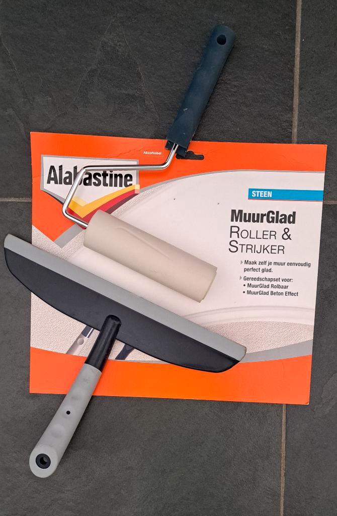 Roller en strijker voor muur, Doe-het-zelf en Verbouw, Schildersmaterialen, Zo goed als nieuw, Overige typen, Ophalen