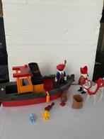 Stoomboot playmobil sinterklaas en piet, Ophalen of Verzenden, Gebruikt, Complete set