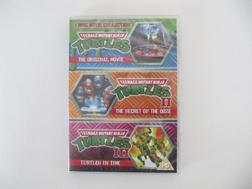 3 dvd box Teenage Mutant Ninja Turtles de films 1-3 NIEUW, Cd's en Dvd's, Dvd's | Avontuur, Nieuw in verpakking, Alle leeftijden