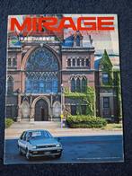 Brochure MITSUBISHI MIRAGE - 1981/ Japans., Boeken, Auto's | Folders en Tijdschriften, Gelezen, Ophalen of Verzenden, Mitsubishi