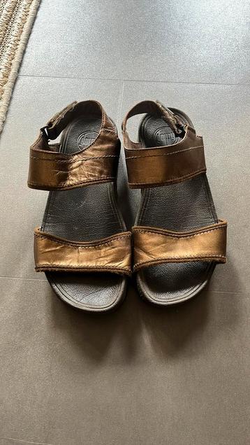 FitFlop sandalen – maat 40 – bronskleurig – supercomfortabel beschikbaar voor biedingen