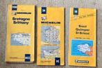 Michelin Bretagne, Cherbourgg/ Rouen, Brest/Quimper/Brieux, Gelezen, Frankrijk, Ophalen of Verzenden, Landkaart