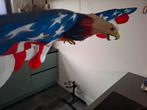 Adelaar vlieger met Amerikaanse vlag, Ophalen of Verzenden, Gebruikt
