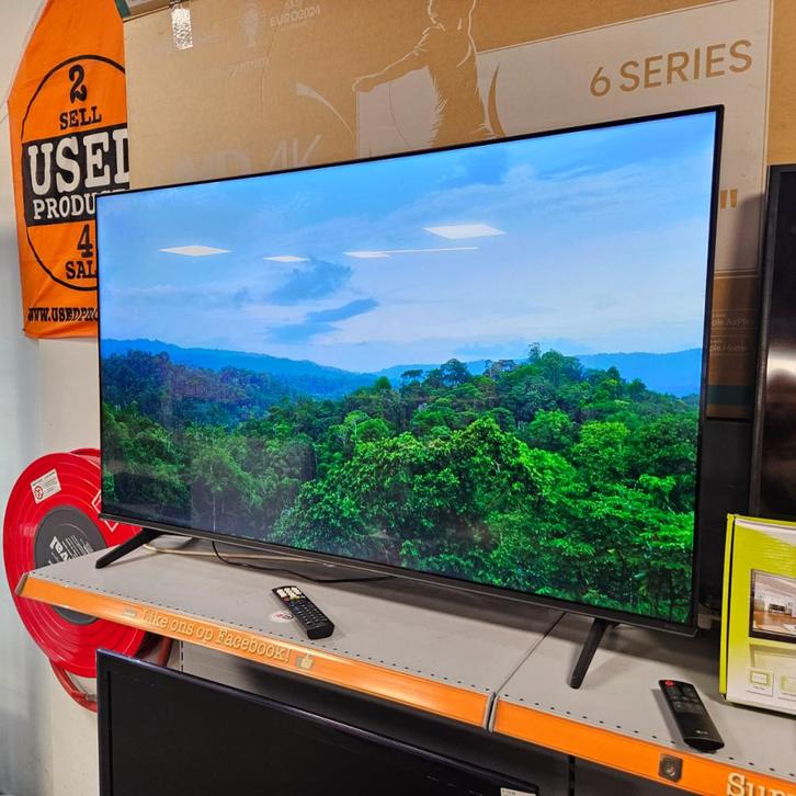 Hisense 55A6N  UHD 4K Smart TV - Topstaat Incl doos, Audio, Tv en Foto, Televisies, Zo goed als nieuw