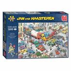 Jan van Haasteren puzzel puzzle Verkeerschaos 3000 stukjes, Ophalen of Verzenden, Meer dan 1500 stukjes, Gebruikt, Legpuzzel