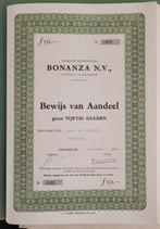 Bonanza N.V. 1965 aandelen, Ophalen of Verzenden, 1950 tot 1970, Aandeel