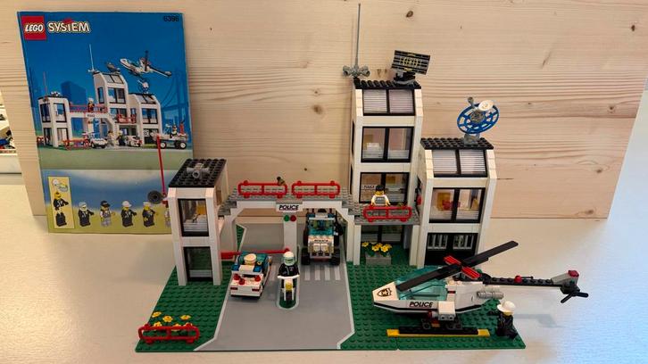 Vintage LEGO Politiebureau 6398 - Complete Set, Kinderen en Baby's, Speelgoed | Duplo en Lego, Gebruikt, Lego, Complete set, Ophalen of Verzenden