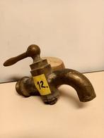 Antieke Messing Kraan - 13x12,5 cm, Ophalen of Verzenden