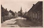 Oudelande 1950 fotokaart Schoolstraat kerk mensen, Verzenden, 1940 tot 1960, Gelopen, Zeeland