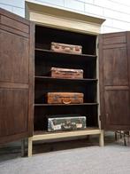 Vintage/Brocante oud Hollands gele kloosterkast, buffetkast, Antiek en Kunst, Ophalen