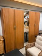 5 deurs kledingkast - kersen kleer H219xB247xD62cm, Ophalen, Eenpersoons, ., Zo goed als nieuw