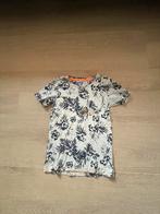 Vingino shirt wit/blauw, maat 6, Ophalen of Verzenden, Zo goed als nieuw, Vingino, Shirt of Longsleeve