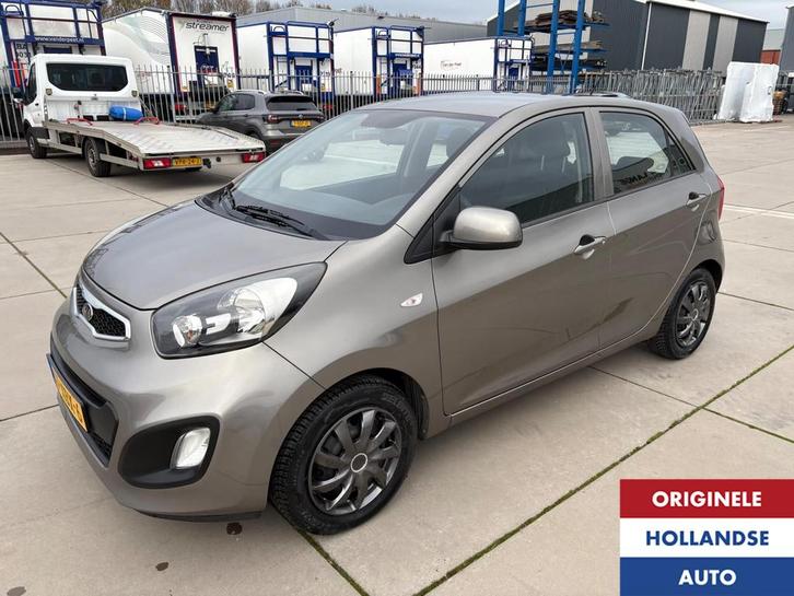 Kia Picanto 1.2 CVVT VOL Automaat Airco van Oma uit 1934!, Auto's, Kia, Bedrijf, Te koop, Picanto, ABS, Airbags, Airconditioning