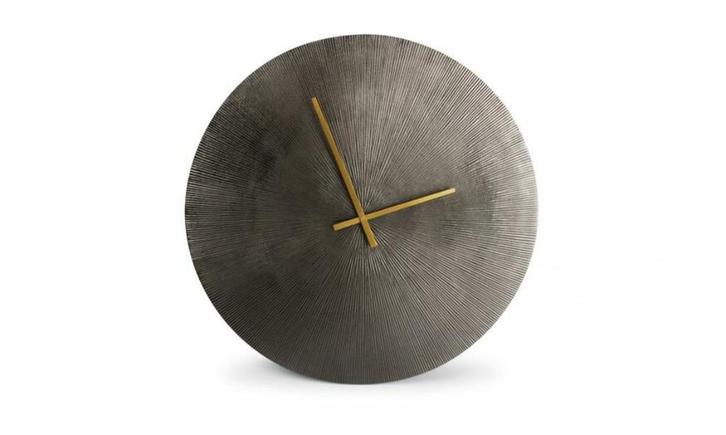 Wandklok 58 cm Zwart Zone, Huis en Inrichting, Woonaccessoires | Klokken, Nieuw, Wandklok, Analoog, Ophalen of Verzenden