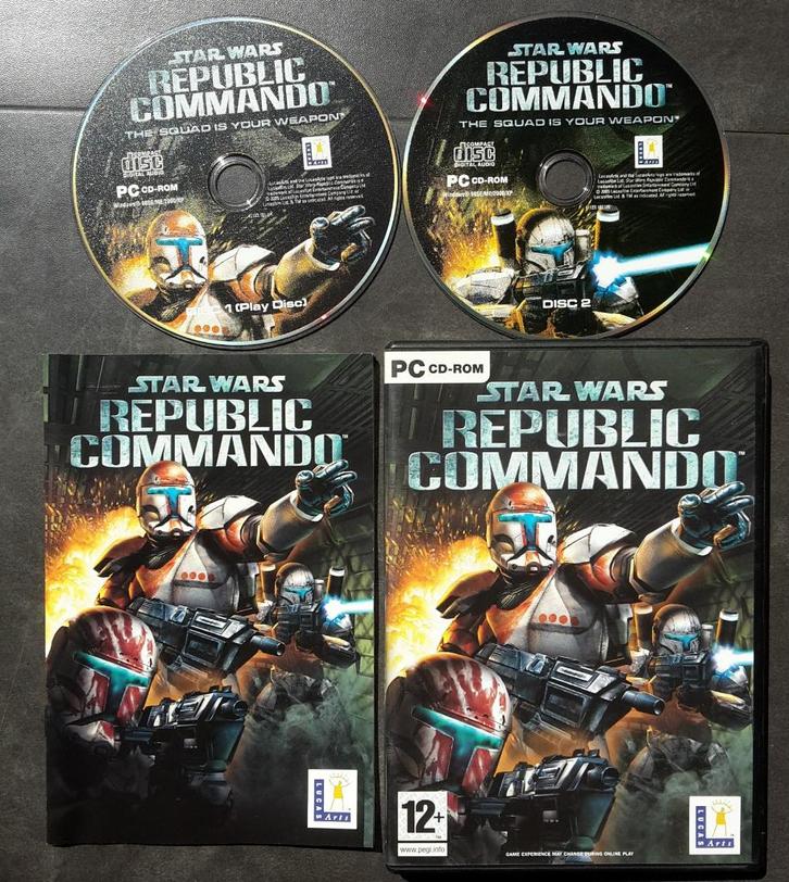 PC Game - Star Wars Republic Commando - Actie Spel, Spelcomputers en Games, Games | Pc, Zo goed als nieuw, Avontuur en Actie, 1 speler