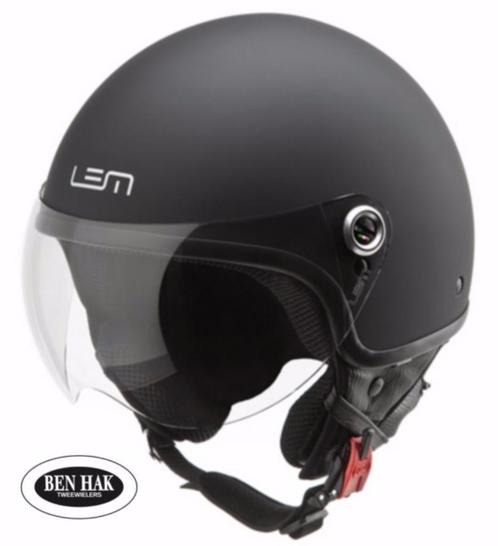 HELM|JET LEM|NTA8776|XL 61/62 cm NU LEVERBAAR MAT ZWART, Fietsen en Brommers, Brommerhelmen, Nieuw, Large, Ophalen of Verzenden