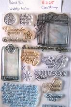 Kerst 814 Clearstamp, Hobby en Vrije tijd, Stempelen, Ophalen of Verzenden, Gebruikt, Clearstamp
