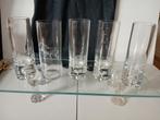 Gegraveerde longdrink glazen, Verzamelen, Glas en Borrelglaasjes, Ophalen of Verzenden, Zo goed als nieuw, Frisdrankglas